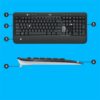 QWERTZ | Logitech MK540 Advanced | Draadloze Muis en Toetsenbordcombo | QWERTZ - 6