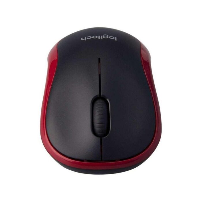 Logitech M185 | Draadloze Muis | Links- en Rechtshandig | RF | 1000 DPI | Zwart/Rood - 2 Logitech M185 | Draadloze Muis | Links- en Rechtshandig | RF | 1000 DPI | Zwart/Rood - 2