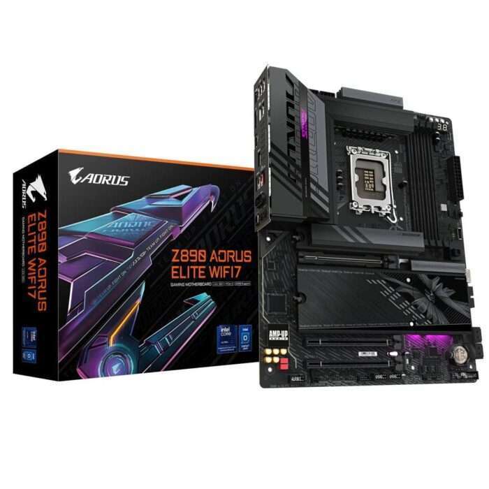 GIGABYTE Z890 AORUS ELITE WIFI7 | Socket LGA 1851 | Intel B890 | 4xDDR5 | ATX | Moederbord - 0 GIGABYTE Z890 AORUS ELITE WIFI7 | Socket LGA 1851 | Intel B890 | 4xDDR5 | ATX | Moederbord - 0