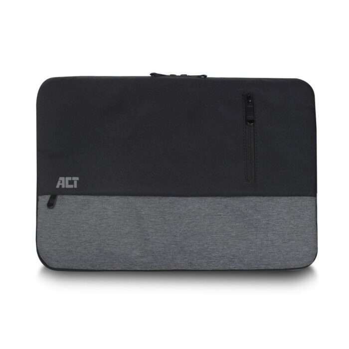 ACT Urban 14.1" Laptop Sleeve | Zwart/Grijs - 0