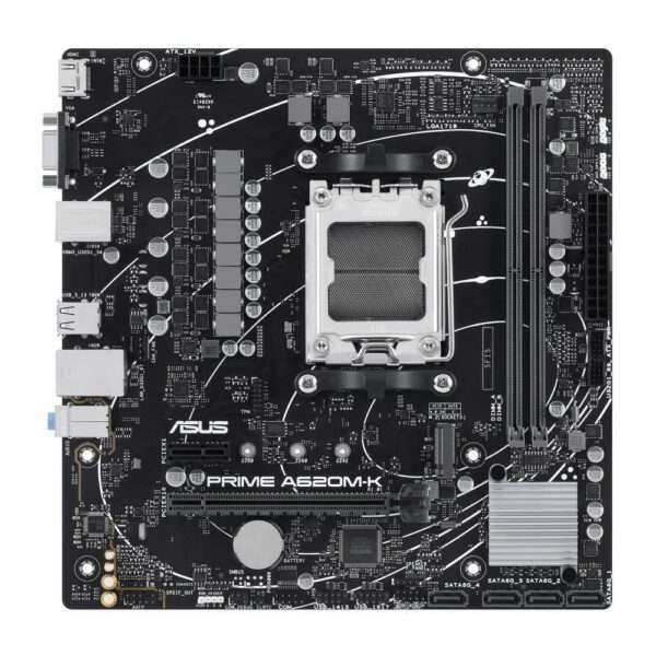 ASUS Prime A620M-K | Socket AM5 | AMD A620 | 2xDDR5 | Micro-ATX | Moederbord