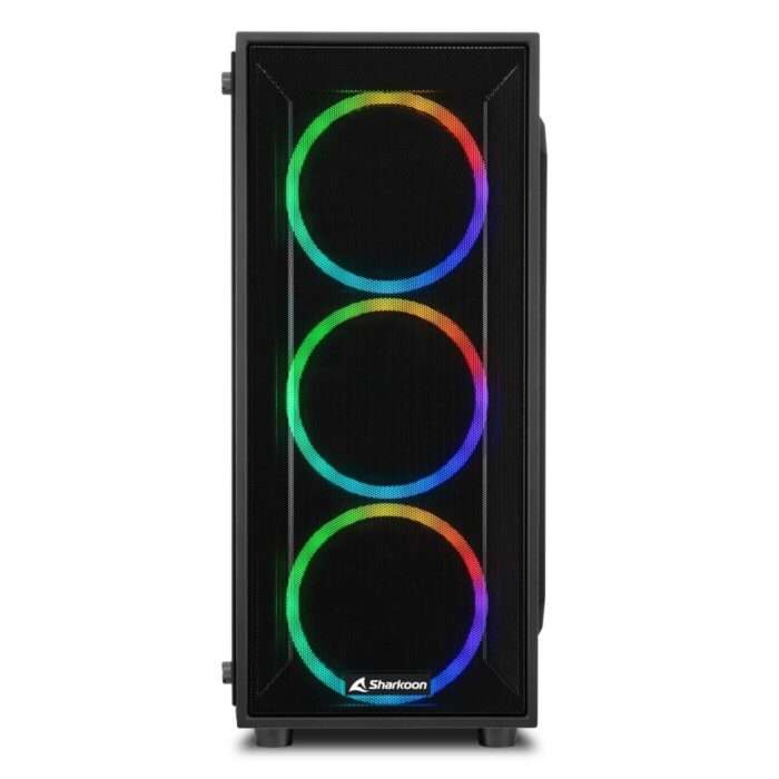 Sharkoon TG4M RGB | Midi Tower Case | Zwart - 1 Sharkoon TG4M RGB | Midi Tower Case | Zwart - 1