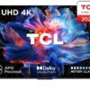 TCL 55V6C | 55" 4K Ultra HD DLED Smart TV | Google TV | Dolby Vision | 60Hz (2025) - 0