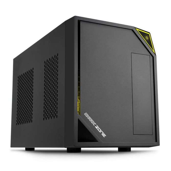 Sharkoon Shark Zone C10 | Mini-ITX Case | Zwart/Geel - 2 Sharkoon Shark Zone C10 | Mini-ITX Case | Zwart/Geel - 2
