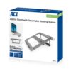 ACT AC8125 | Notebookstandaard 15.6" | Ingebouwde USB-C Docking Station | Grijs - 1