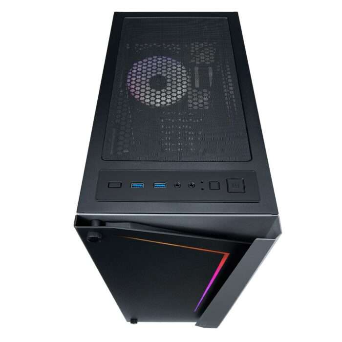 Azza Apollo 430 RGB | Midi Tower Case | Zwart - 1 Azza Apollo 430 RGB | Midi Tower Case | Zwart - 1