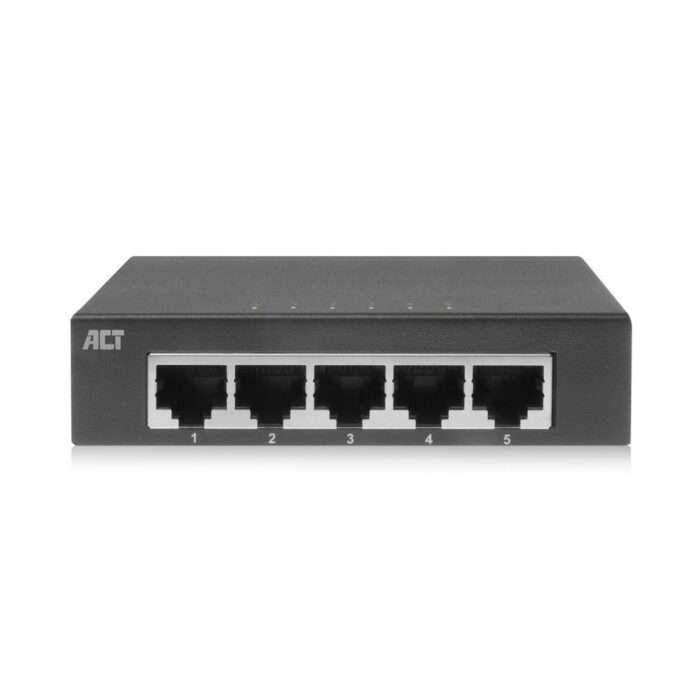ACT AC4415 | Unmanaged Switch | 5 Poorten | Gigabit Ethernet | Grijs - 0