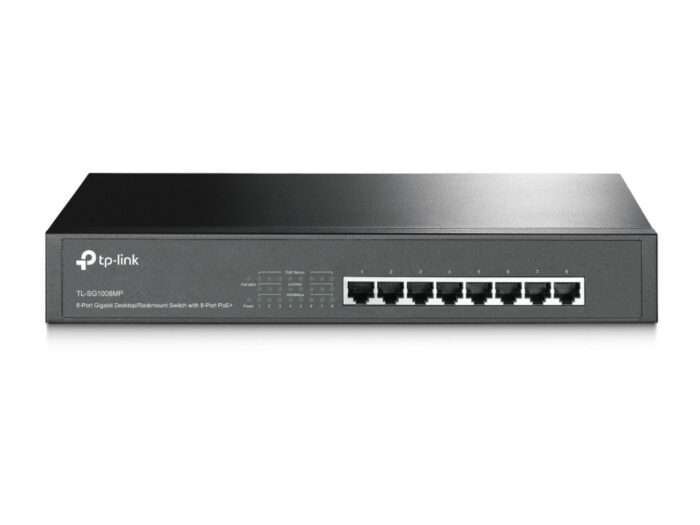 TP-Link TL-SG1008MP | Unmanaged Switch | 8 Poorten | Gigabit Ethernet (10/100/1000 Mbps) | PoE | Zwart - 0 TP-Link TL-SG1008MP | Unmanaged Switch | 8 Poorten | Gigabit Ethernet (10/100/1000 Mbps) | PoE | Zwart - 0