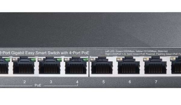 TP-Link TL-SG108PE | 8-Poorts Gigabit Easy Smart Switch | 4x PoE+ | Managed