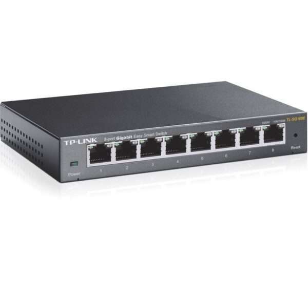 TP-Link TL-SG108E | Managed L2 Switch | 8 Poorten | Gigabit Ethernet (10/100/1000 Mbps)