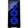 Inter-Tech CXC2 Blue Light | Midi Tower Case | Zwart - 11