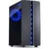 Inter-Tech Thunder Blue Light | Midi Tower Case | Zwart | RENEWED - 0