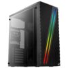 Aerocool Streak | MicroATX/Mini-ITX Behuizing | RGB Frontpaneel | USB 3.2 & 2x USB 2.0 - 3