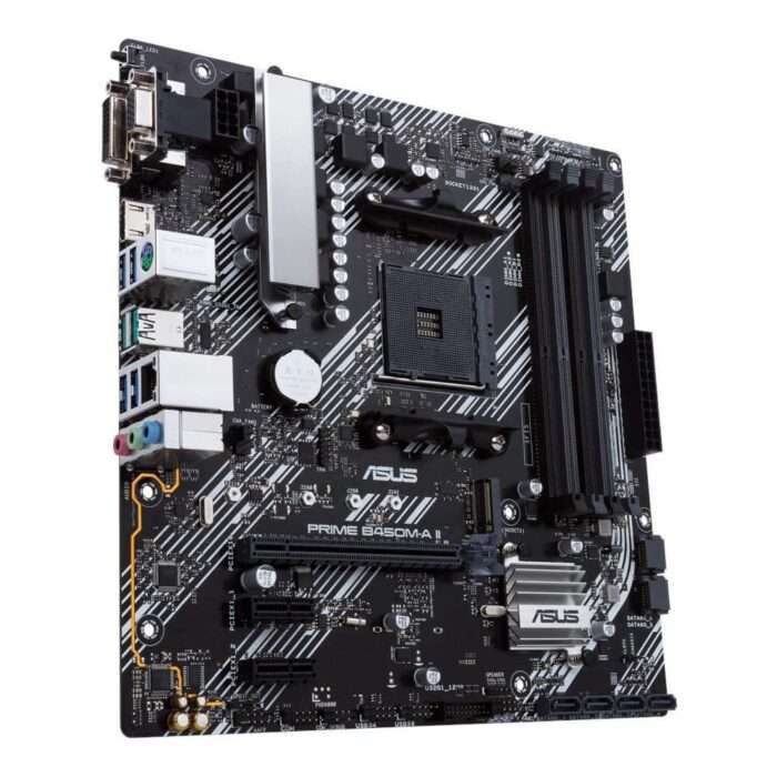 ASUS PRIME B450M-A II | Socket AM4 | AMD B450 | 4xDDR4 | Micro-ATX | Moederbord - 3 ASUS PRIME B450M-A II | Socket AM4 | AMD B450 | 4xDDR4 | Micro-ATX | Moederbord - 3