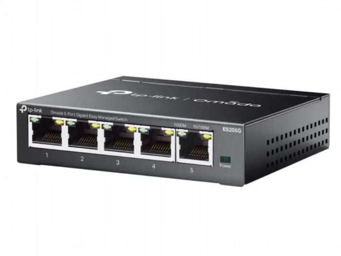 TP-Link Omada ES205G | 5-poorts Gigabit Managed Switch | Cloudbeheer via Omada App - 3 TP-Link Omada ES205G | 5-poorts Gigabit Managed Switch | Cloudbeheer via Omada App - 3