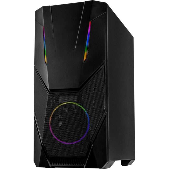 Inter-Tech IT-3303 Hornet RGB | Midi Tower Case | Zwart - 2 Inter-Tech IT-3303 Hornet RGB | Midi Tower Case | Zwart - 2