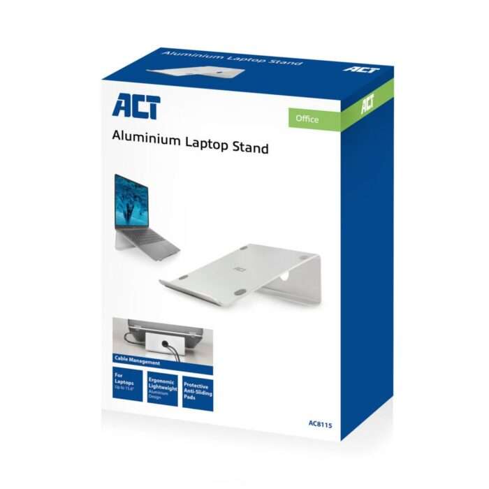 ACT AC8115 | Notebookstandaard 15.6" | Grijs - 2 ACT AC8115 | Notebookstandaard 15.6" | Grijs - 2