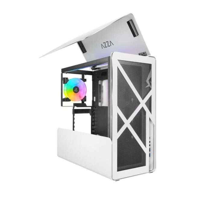 Azza Cast 808 RGB | Midi Tower Case | Wit - 0 Azza Cast 808 RGB | Midi Tower Case | Wit - 0