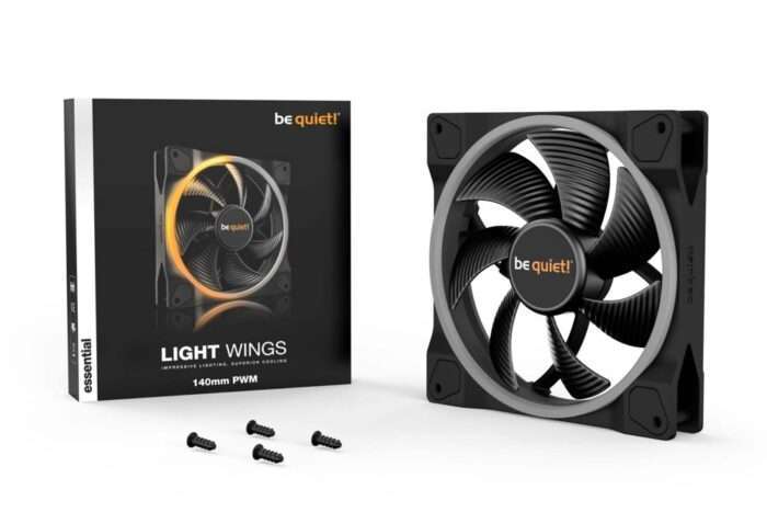 be quiet! Light Wings | 140mm PWM Case Fan | Zwart | 1 stuk - 4 be quiet! Light Wings | 140mm PWM Case Fan | Zwart | 1 stuk - 4