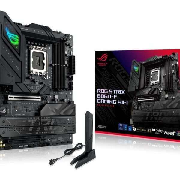 ASUS ROG Strix B860-F GAMING WIFI | Socket LGA 1851 | Intel B860 | 4xDDR5 | ATX | Moederbord