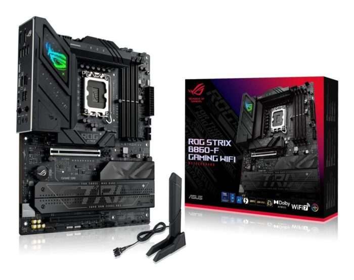 ASUS ROG Strix B860-F GAMING WIFI | Socket LGA 1851 | Intel B860 | 4xDDR5 | ATX | Moederbord - 0 ASUS ROG Strix B860-F GAMING WIFI | Socket LGA 1851 | Intel B860 | 4xDDR5 | ATX | Moederbord - 0