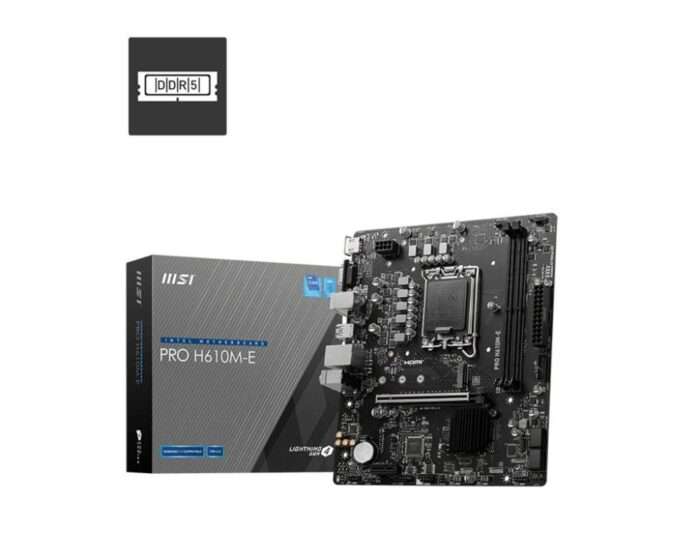 MSI PRO H610M-E | Socket LGA 1700 | Intel H610 | 4xDDR5 | Micro-ATX | Moederbord - 0