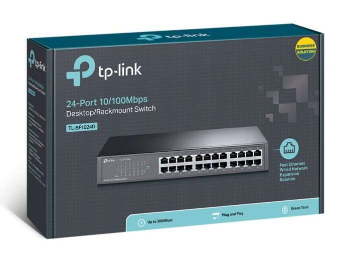 TL-SF1024D | 24-poorts 10/100Mbps Unmanaged Switch | Auto MDI/MDIX | Energie-efficiënt | Rack-monteerbaar | Returned - 3 TL-SF1024D | 24-poorts 10/100Mbps Unmanaged Switch | Auto MDI/MDIX | Energie-efficiënt | Rack-monteerbaar | Returned - 3