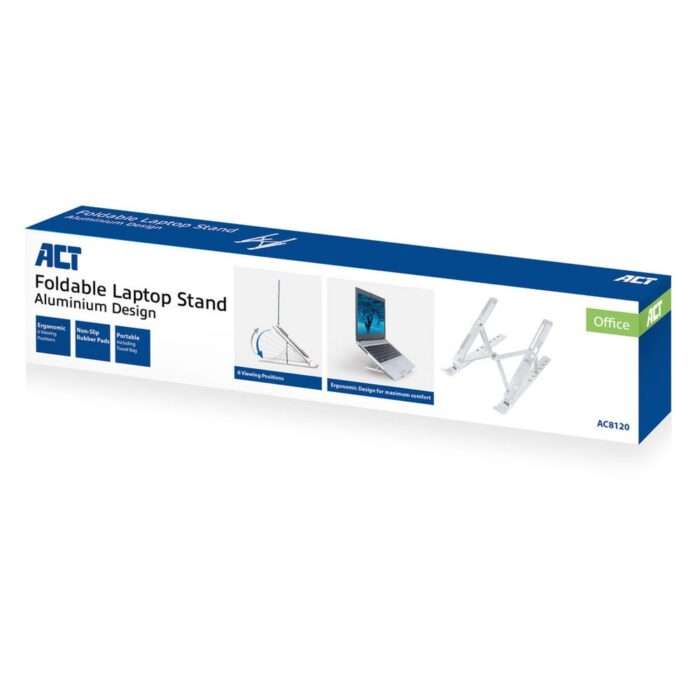 ACT AC8120 | Notebookstandaard 15" | Grijs - 3 ACT AC8120 | Notebookstandaard 15" | Grijs - 3