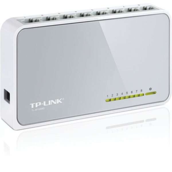 TP-Link TL-SF1008D | 8-Poorts 10/100 Mbps Desktop Switch | Unmanaged