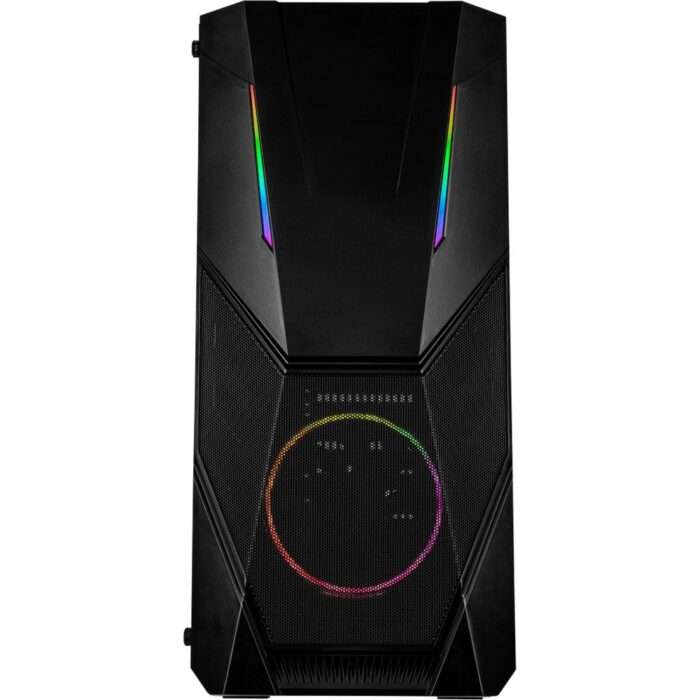Inter-Tech IT-3303 Hornet RGB | Midi Tower Case | Zwart - 1 Inter-Tech IT-3303 Hornet RGB | Midi Tower Case | Zwart - 1
