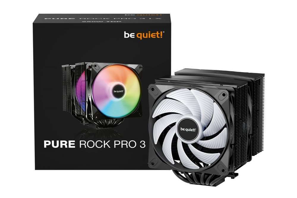 be quiet! Pure Rock Pro 3 LX | 250W TDP | 155mm | CPU Luchtkoeler - 4 be quiet! Pure Rock Pro 3 LX | 250W TDP | 155mm | CPU Luchtkoeler - 4