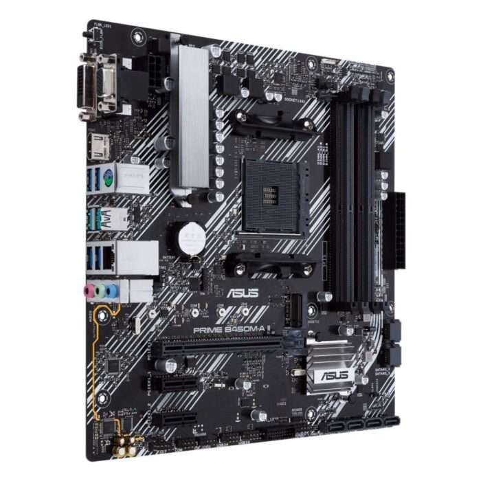 ASUS PRIME B450M-A II | Socket AM4 | AMD B450 | 4xDDR4 | Micro-ATX | Moederbord - 1 ASUS PRIME B450M-A II | Socket AM4 | AMD B450 | 4xDDR4 | Micro-ATX | Moederbord - 1