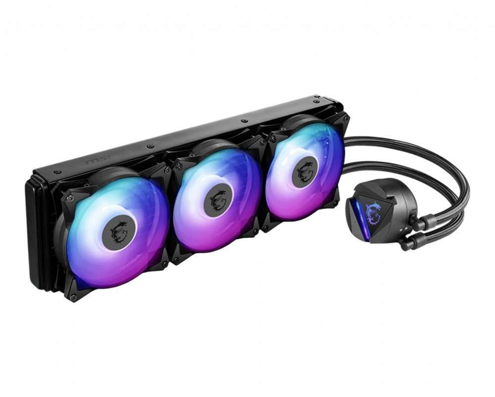 MSI MAG CoreLiquid 360R V2 | 360mm All-in-One CPU Waterkoeler | RGB | Zwart - 2 MSI MAG CoreLiquid 360R V2 | 360mm All-in-One CPU Waterkoeler | RGB | Zwart - 2