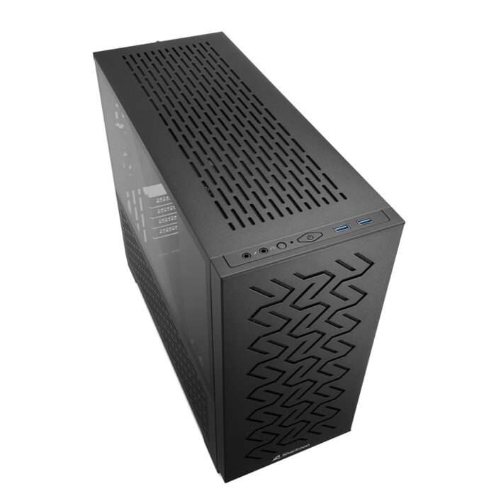 Sharkoon MS-Z1000 | Micro Tower Case | Zwart - 2 Sharkoon MS-Z1000 | Micro Tower Case | Zwart - 2
