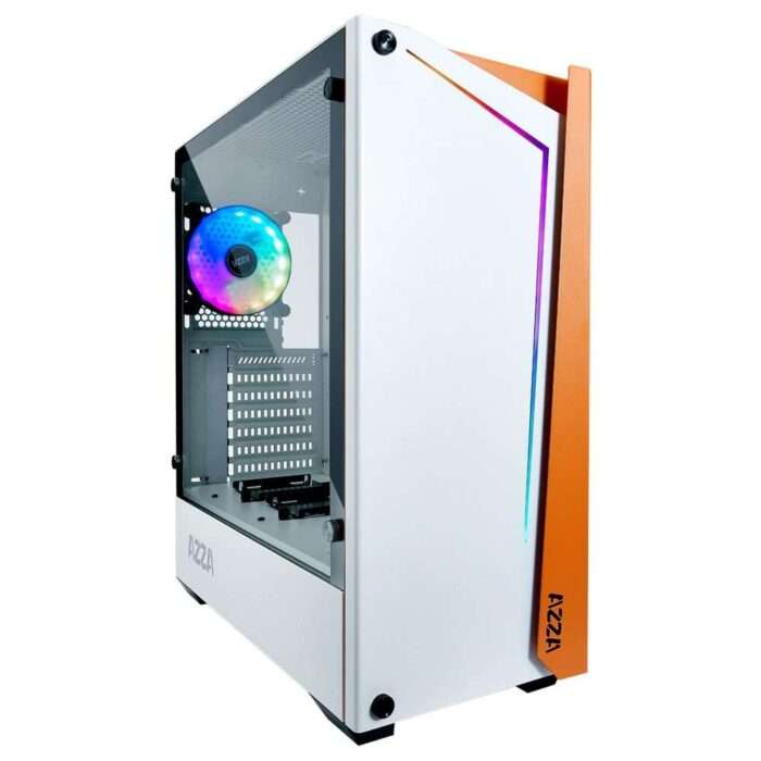 Azza Apollo 430 RGB | Midi Tower Case | Wit - 0