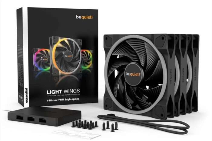 be quiet! Light Wings 140mm PWM High-Speed | 140mm Behuizingsventilator | Zwart | Triple Pack (3 stuks) - 5 be quiet! Light Wings 140mm PWM High-Speed | 140mm Behuizingsventilator | Zwart | Triple Pack (3 stuks) - 5
