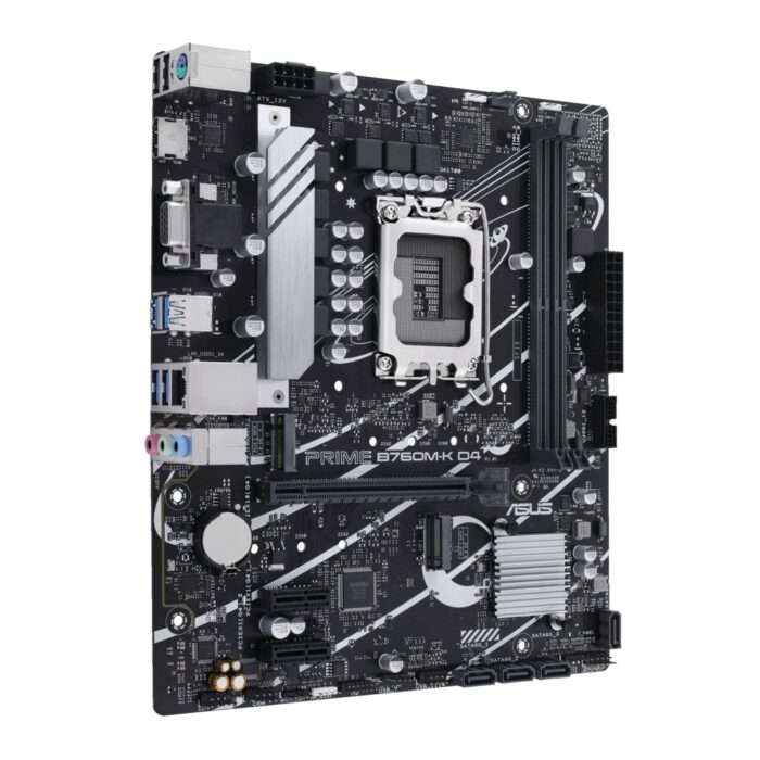 ASUS PRIME B760M-K D4 | Socket LGA 1700 | Intel B760 | 2xDDR4 | Micro-ATX | Moederbord - 1 ASUS PRIME B760M-K D4 | Socket LGA 1700 | Intel B760 | 2xDDR4 | Micro-ATX | Moederbord - 1