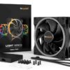 be quiet! Light Wings | 140mm PWM Triple Pack Computer behuizing Ventilator 14 cm Zwart 1 stuk(s) - 5