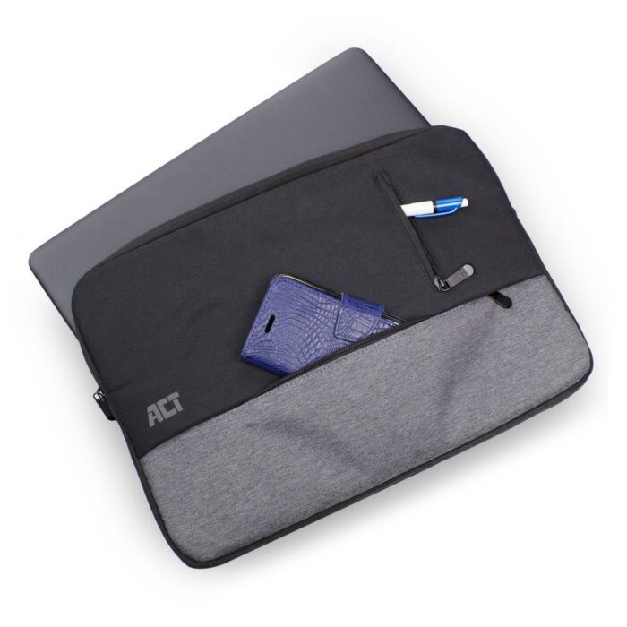 ACT Urban 14.1" Laptop Sleeve | Zwart/Grijs - 1 ACT Urban 14.1" Laptop Sleeve | Zwart/Grijs - 1