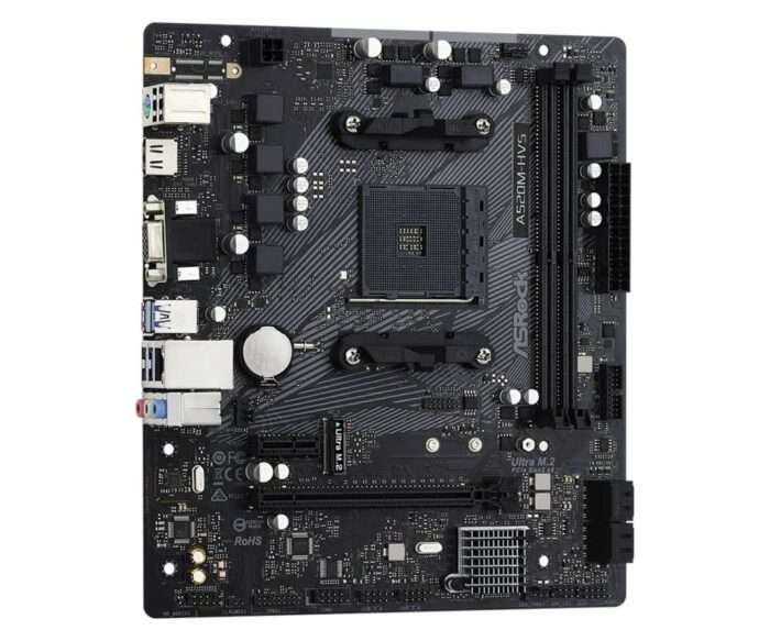 Asrock A520M-HVS | Socket AM4 | AMD A520 | 2xDDR4 | Micro-ATX | Moederbord - 3 Asrock A520M-HVS | Socket AM4 | AMD A520 | 2xDDR4 | Micro-ATX | Moederbord - 3
