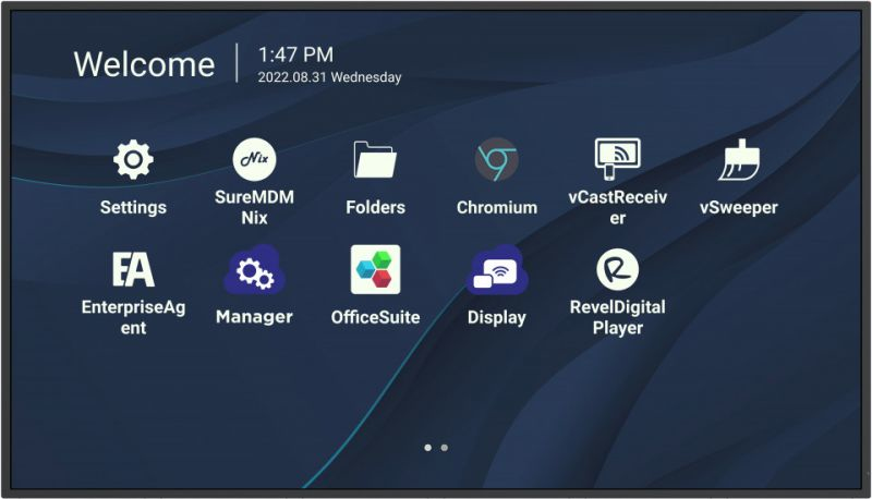 Viewsonic CDE4330 display 43" 4K UHD Wifi Android 11 zwart