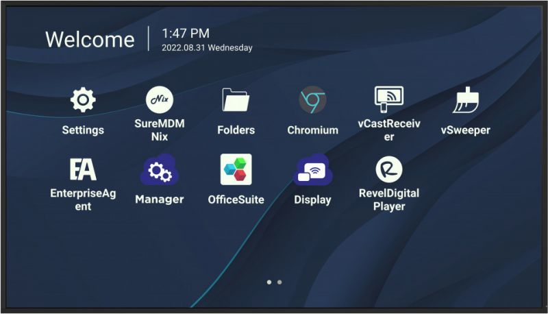Viewsonic CDE7530 display 75" 4K UHD Android 11 zwart wifi 450cd/m²