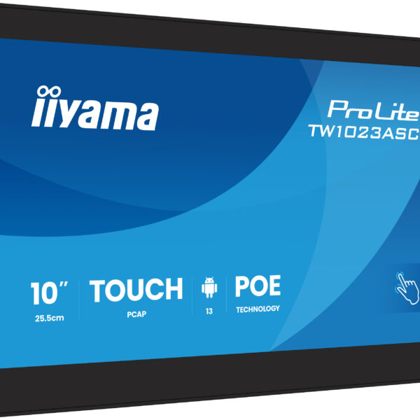 iiyama TW1023ASC-B3P kiosk touchscreen zwart 10.1" wifi Android