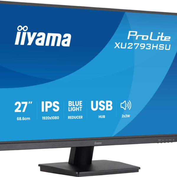 iiyama ProLite XU2793HSU-B7 monitor 27" Full HD 1ms mat zwart