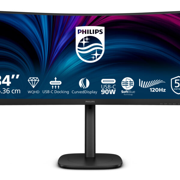 Philips 3000 series 34B2U3600C monitor 34" WQHD 3440x1440 USB-C