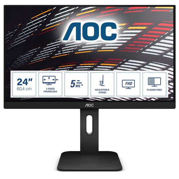 AOC P1 24P1 monitor 23.8" Full HD 1920x1080 IPS zwart