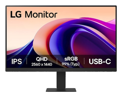 LG 24U631A-B monitor 23.8" Quad HD 2560x1440 Zwart