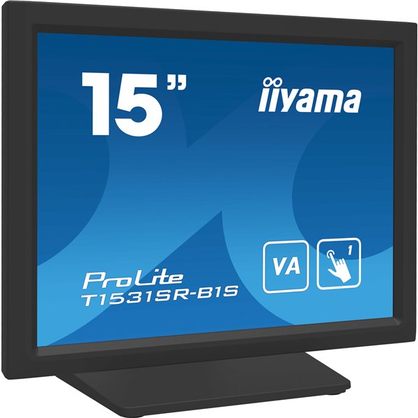 iiyama T1531SR-B1S monitor 15" touchscreen XGA zwart