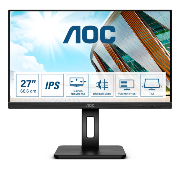 AOC P2 Q27P2Q monitor 27" QHD 2560x1440 IPS USB 3.2