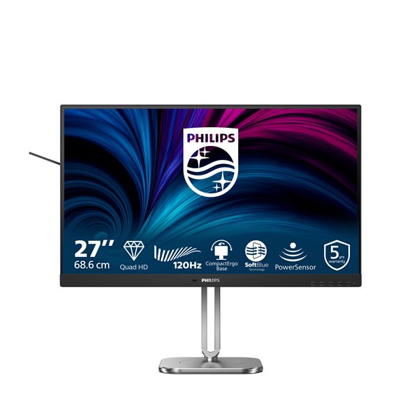 Philips 4000 series 27B2N4500/00 monitor 27" 2560x1440 Grijs